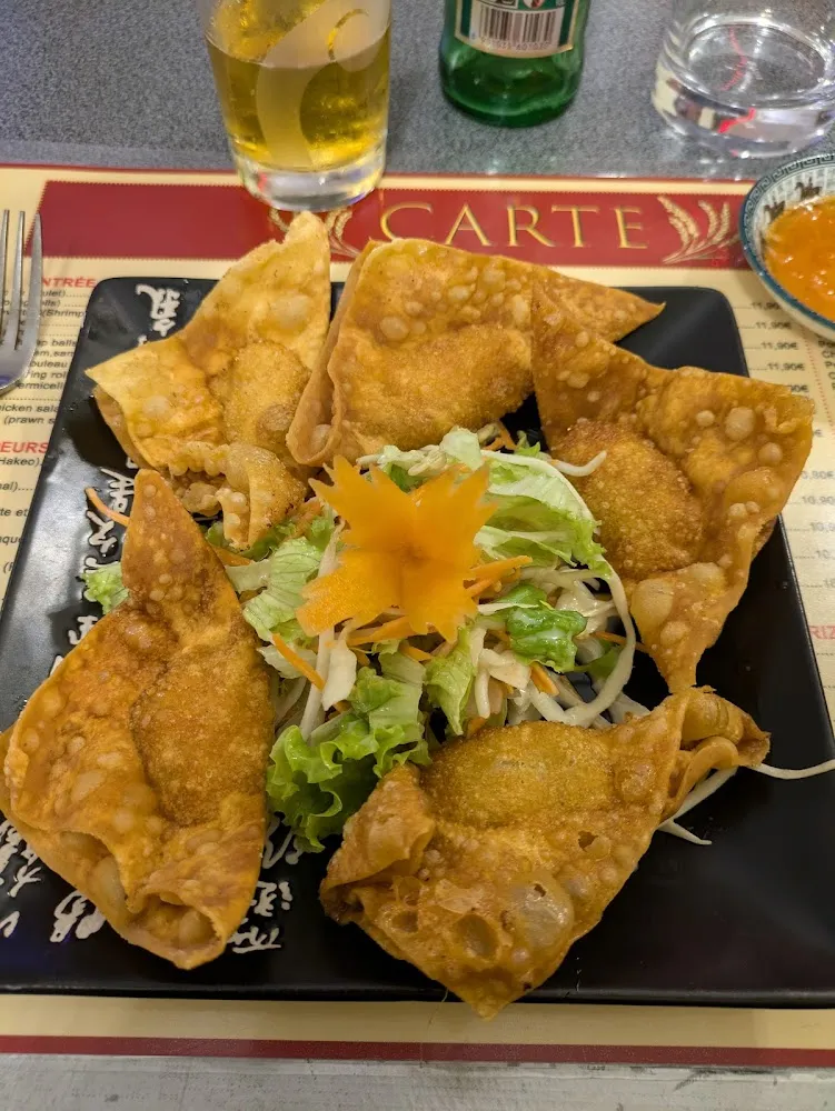 Crevette Raviolis Frit